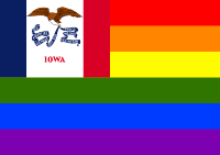 Rainbow Flag Iowa