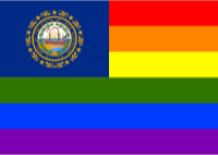 Rainbow Flag New Hampshire