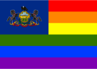 Rainbow Flag Pennsylvania