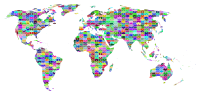 Prismatic Jigsaw Puzzle World Map