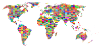 Prismatic Jigsaw Puzzle World Map 2