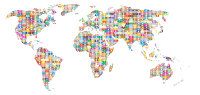 Prismatic Jigsaw Puzzle World Map 3