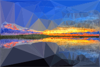 Low Poly Everglades Sunset