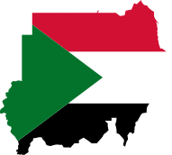 Sudan Flag Map