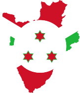 Burundi Flag Map