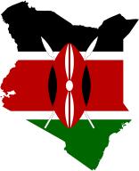 Kenya Flag Map