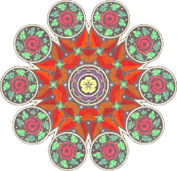 Circular ornament 11