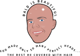 Bald Is Beautiful No Background