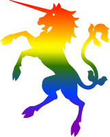 Rainbow unicorn (gradient remix)