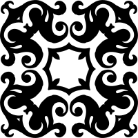 Square ornament 9
