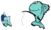Going Fishing cartoon