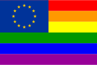 Europe Rainbow Flag