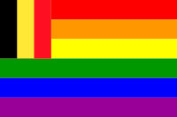 Belgium Rainbow Flag