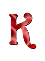 Alphabet 12, letter K