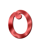 Alphabet 12, letter O