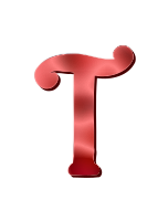 Alphabet 12, letter T