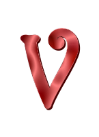 Alphabet 12, letter V