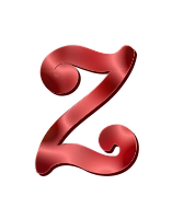 Alphabet 12, letter Z