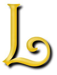 Alphabet 13, letter L
