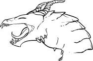 Dragon Line Art