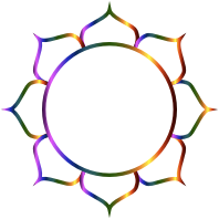 Prismatic Lotus Flower Line Art