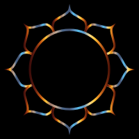 Prismatic Lotus Flower Line Art 2 With Background