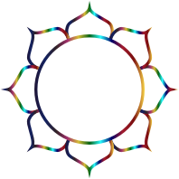 Prismatic Lotus Flower Line Art 3