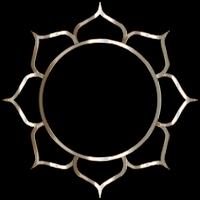 Chromatic Lotus Flower Line Art