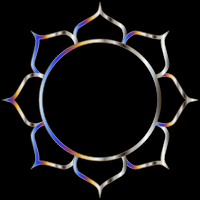 Chromatic Lotus Flower Line Art 3