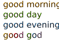 Good morning ...
