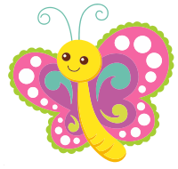 Cute Cartoon Butterfly