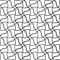 birdface seamless pattern