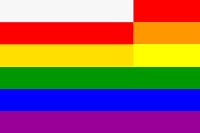 The South Ossetia Rainbow Flag