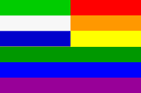 The Sierra Leone Rainbow Flag