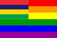 The Mauritius Rainbow Flag