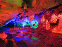 Surreal Prismatic Cavern