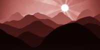 Surreal Martian Landscape