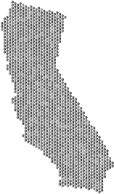 Prismatic California Hexagonal Mosaic 3