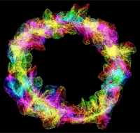 Low Poly Prismatic Particle Explosion