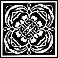 Square ornament 12