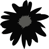 Ireland daisy silhouette