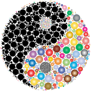 Prismatic Circles Yin Yang
