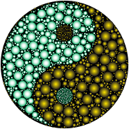 Prismatic Circles Yin Yang 7