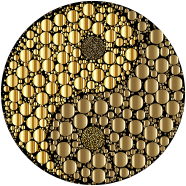 Golden Circles Yin Yang