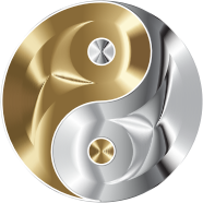 Copper And Chrome Yin Yang