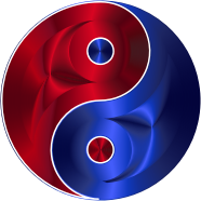 Ruby And Sapphire Yin Yang