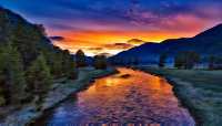 Surreal Yellowstone National Park