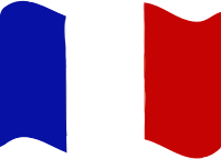 Flag of France wave