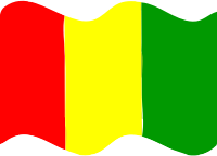 Flag of Guinea wave