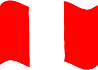 Flag of Peru wave